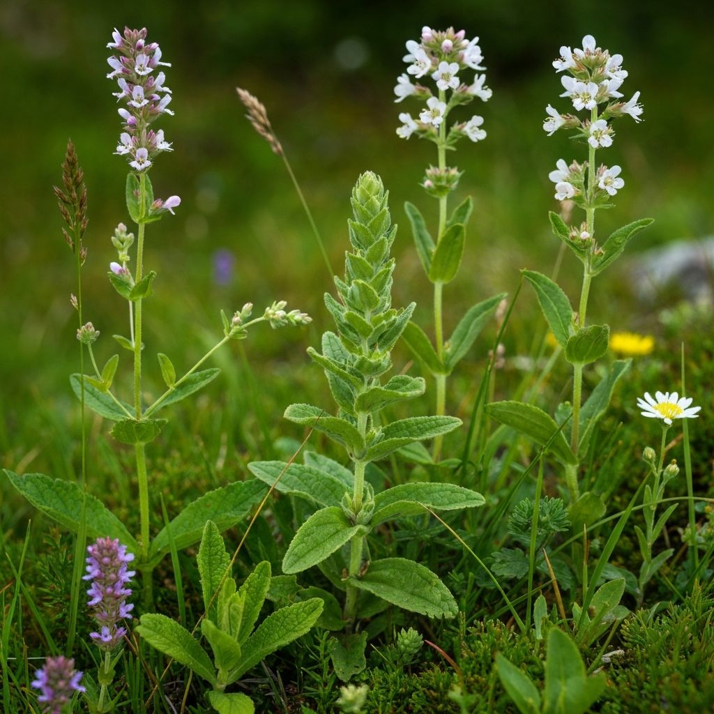 Vielfalt alpiner Pflanzen